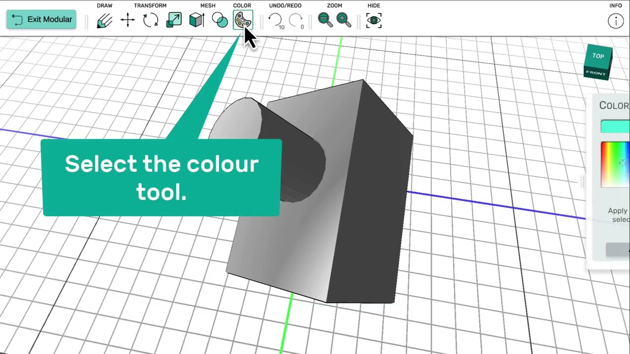 Colour Tool Tutorial: Makers Empire Advanced Module